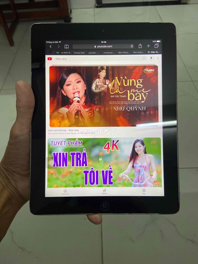 Ipad 3 màn hình Retina 9,7 inch đẹp keng.