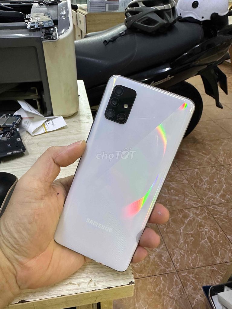 Samsung Galaxy A51 128GB Trắng. Mua bán Điện thoại tại Thành phố Long Xuyên An Giang được đăng bởi TL Mobile hình 1