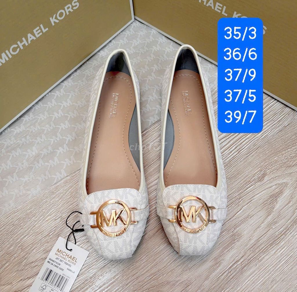 Giày búp bê Michael Kors Nữ Trắng 35-39. Mua bán Giày dép tại Quận Nam Từ Liêm Hà Nội được đăng bởi ThanhPhatStore hình 1