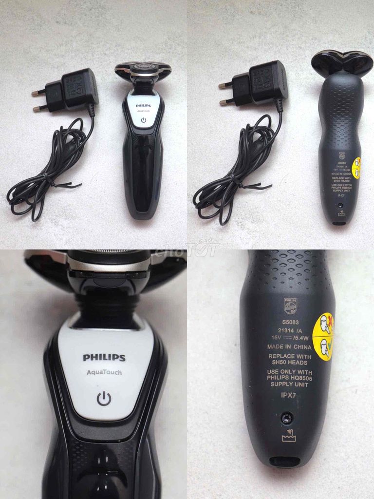 Máy cạo râu Philips AquaTouch S5083 Đen. Mua bán Phụ kiện thời trang khác tại Quận 6 Tp Hồ Chí Minh được đăng bởi QA hình 1