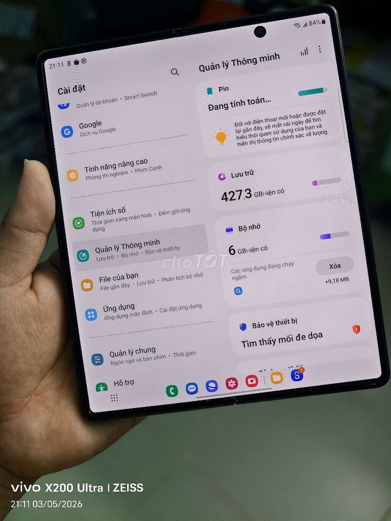 Samsung Fold 2 5G 512GB Đen Đã sử dụng. Mua bán Điện thoại tại Huyện Củ Chi Tp Hồ Chí Minh được đăng bởi Đạo Phong hình 1