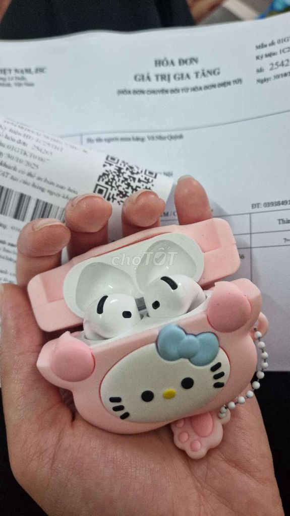 AirPods 4 (ANC) còn BH tới T3/2027, hóa đơn đầy đủ. Mua bán Tivi, Âm thanh tại Quận Cầu Giấy Hà Nội được đăng bởi Như Quỳnh Võ hình 1