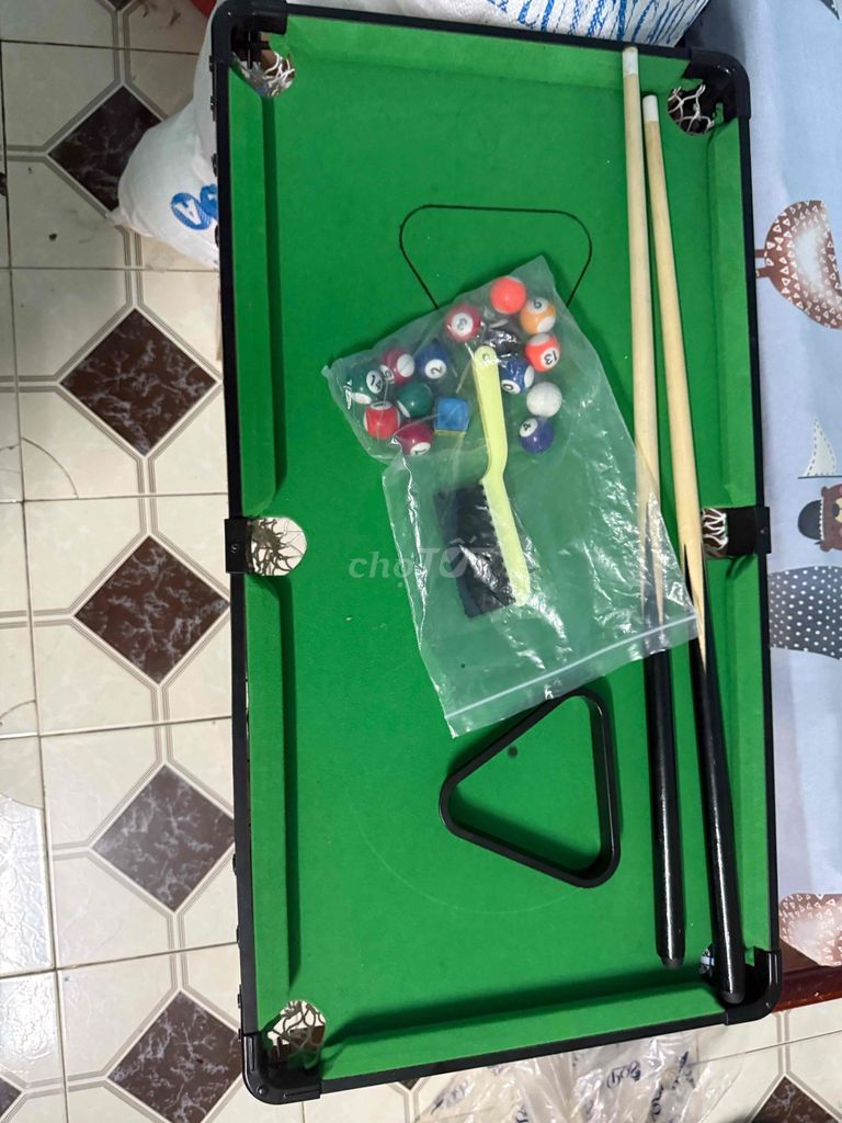 Bàn bida Gỗ Xanh lá, Nâu Nhỏ