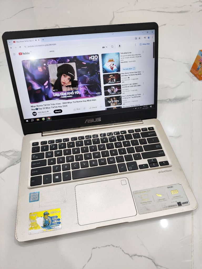 Asus S410 core i5 thế hệ 8, ram 8gb, ssd 256