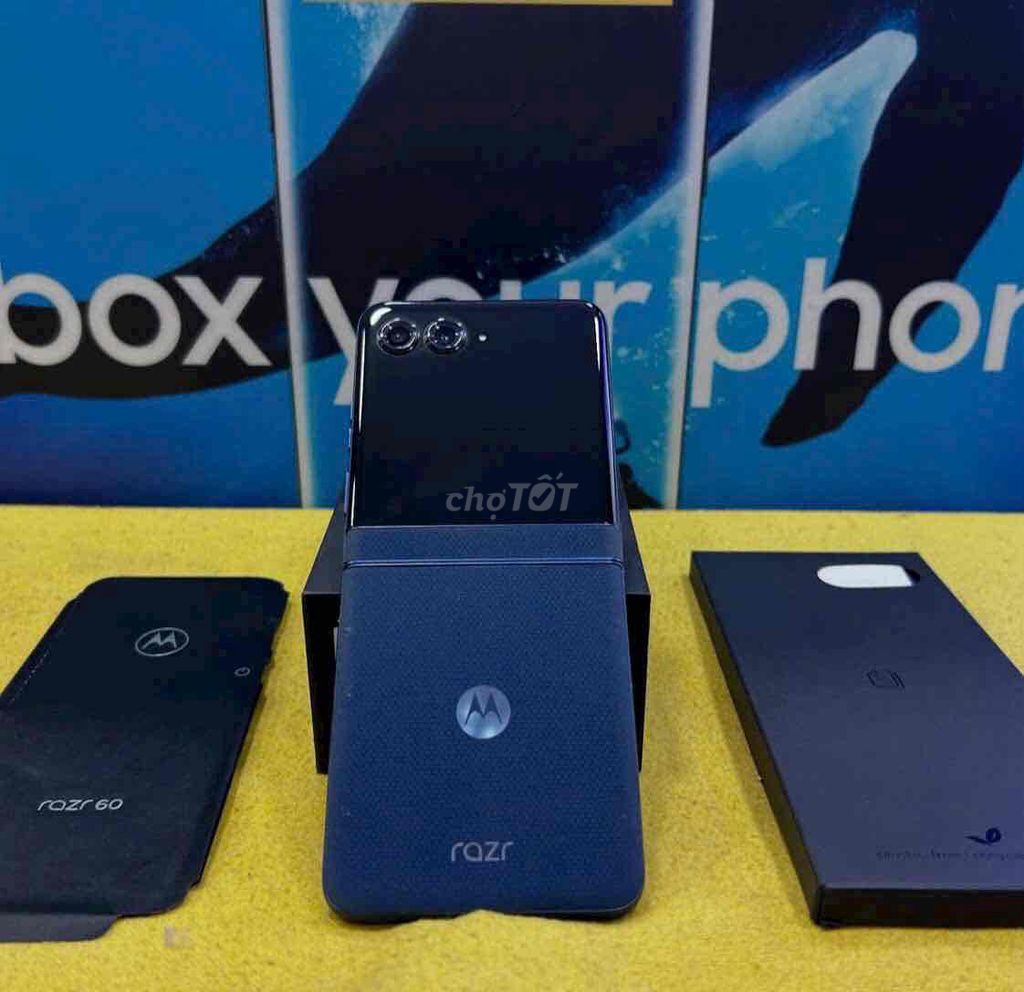 motorola razr 60 blue ram 8/256gb open box. Mua bán Điện thoại tại Quận 3 Tp Hồ Chí Minh được đăng bởi Nam Á Mobile hình 1