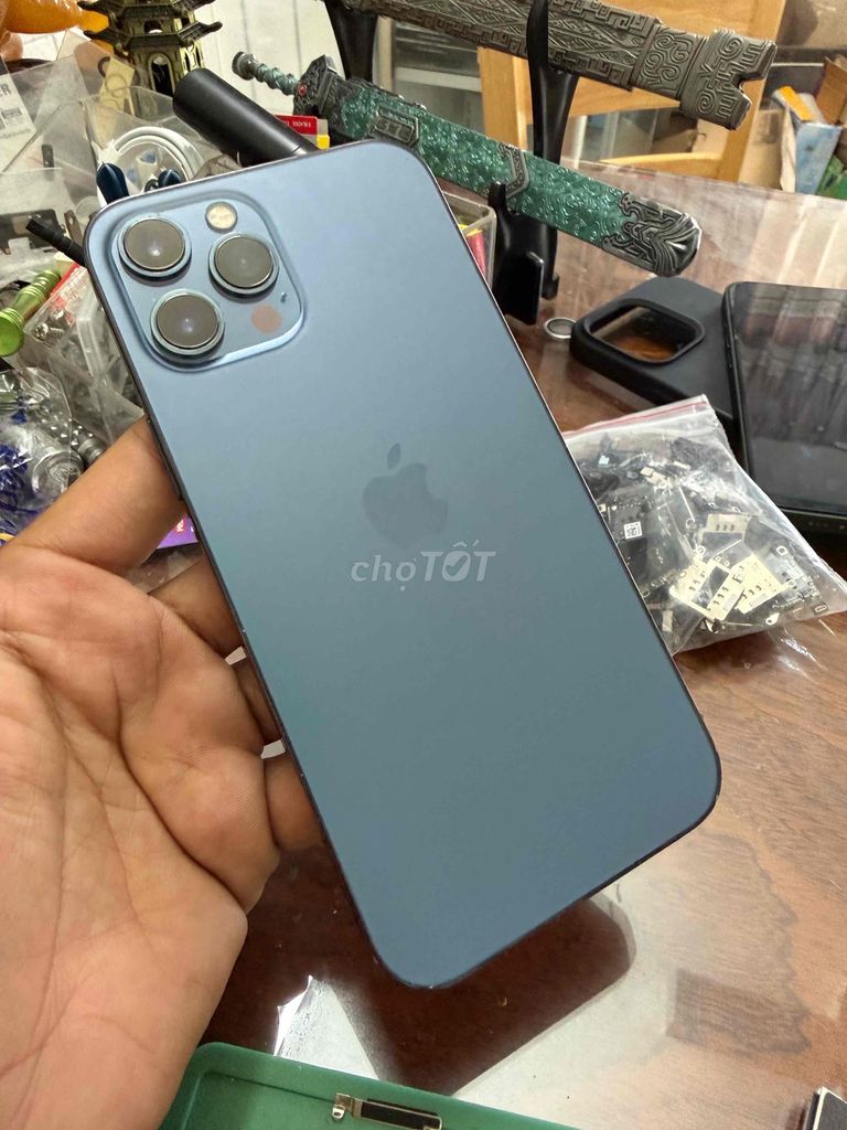 12 Pro Max 128GB Xanh lock Mỹ full Qte 100%. Mua bán Điện thoại tại Quận Bình Thuỷ Cần Thơ được đăng bởi Truong hình 1