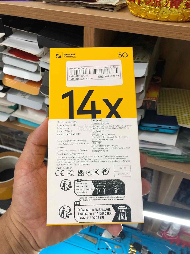 Realme 14x 5G Xanh mint 128GB 6GB. Mua bán Điện thoại tại Huyện Vĩnh Tường Vĩnh Phúc được đăng bởi DUẨN LÊ hình 1