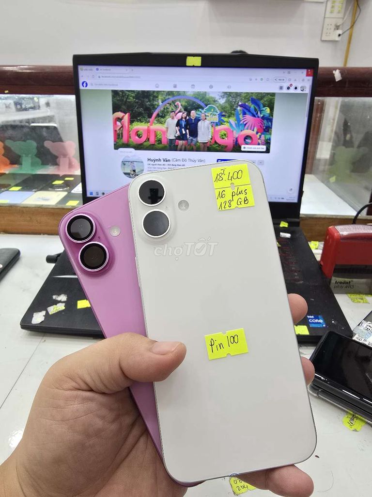 Apple iPhone 16 Plus 128GB - Có Ổ Sim. Mua bán Điện thoại tại Thành phố Long Xuyên An Giang được đăng bởi Facebook Cầm Đồ Thúy Vân hình 1