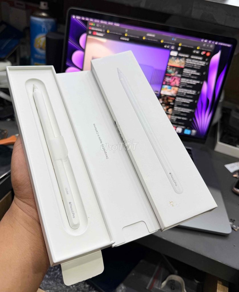 Bút cảm ứng Apple Pencil Pro Trắng. Mua bán Phụ kiện (Màn hình, Chuột...) tại Quận Thanh Khê Đà Nẵng được đăng bởi GẠO STORE ĐIỆN THOẠI TRẢ GÓP GIÁ RẺ ĐÀ NẴNG hình 1