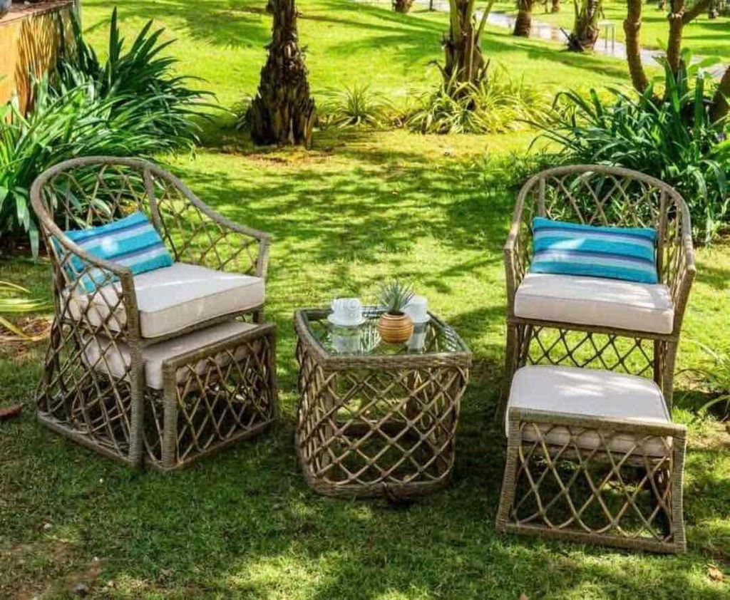 Bộ bàn ghế mây nhựa. Mua bán Bàn ghế tại Thành phố Thủ Đức Tp Hồ Chí Minh được đăng bởi Ms Phương hình 1