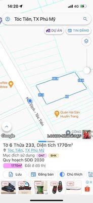 CHO THUÊ ĐẤT 1770M² PHÙ HỢP LÀM KHO BÃI/XƯỞNG – PHÚ MỸ. Cho thuê đất tại Thị xã Phú Mỹ Bà Rịa - Vũng Tàu được đăng bởi  Phượng Mai