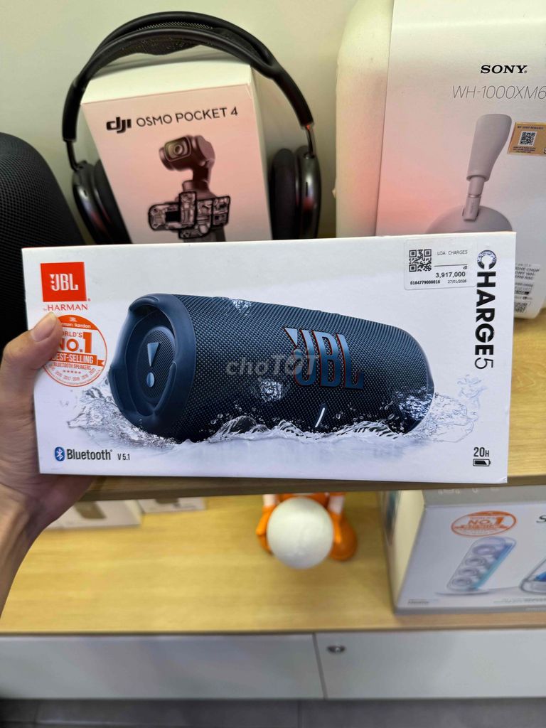 Loa Bluetooth JBL Charge 5 Mới. Mua bán Tivi, Âm thanh tại Quận Thanh Khê Đà Nẵng được đăng bởi Apple Watch Chính Hãng SO1 DaNang hình 1