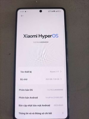 Xiaomi 11T có gl. Mua bán Điện thoại tại Huyện Bàu Bàng Bình Dương được đăng bởi Dương Thành