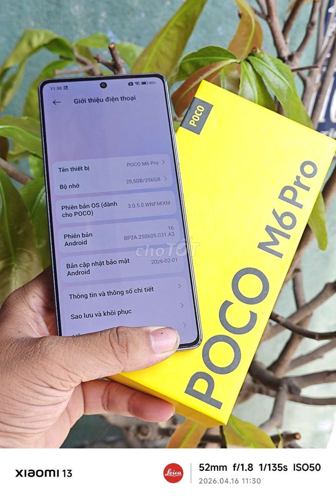 POCO M6 Pro Full Box 256GB. Mua bán Điện thoại tại Thành phố Thủ Đức Tp Hồ Chí Minh được đăng bởi Hậu hình 1