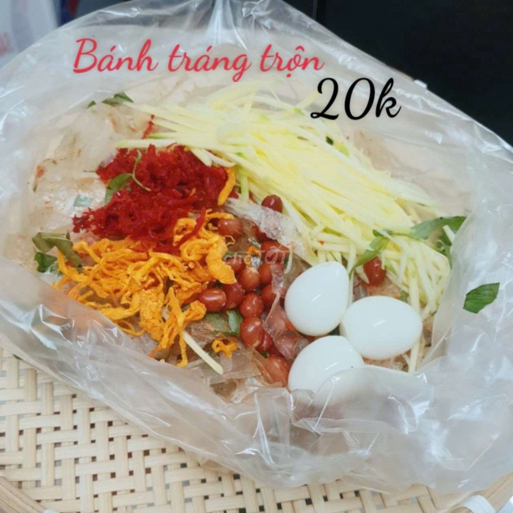 bánh tráng trộn / bánh tráng cuốn 20k