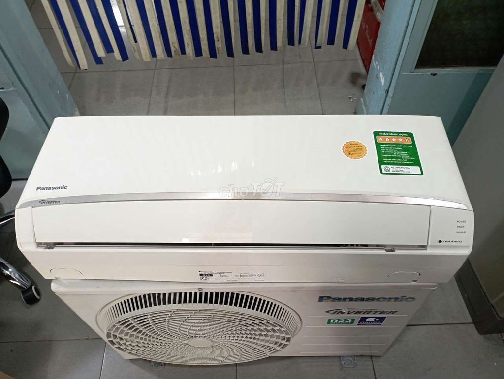 Máy lạnh Panasonic 1.5hp inverter R32 mới 90%