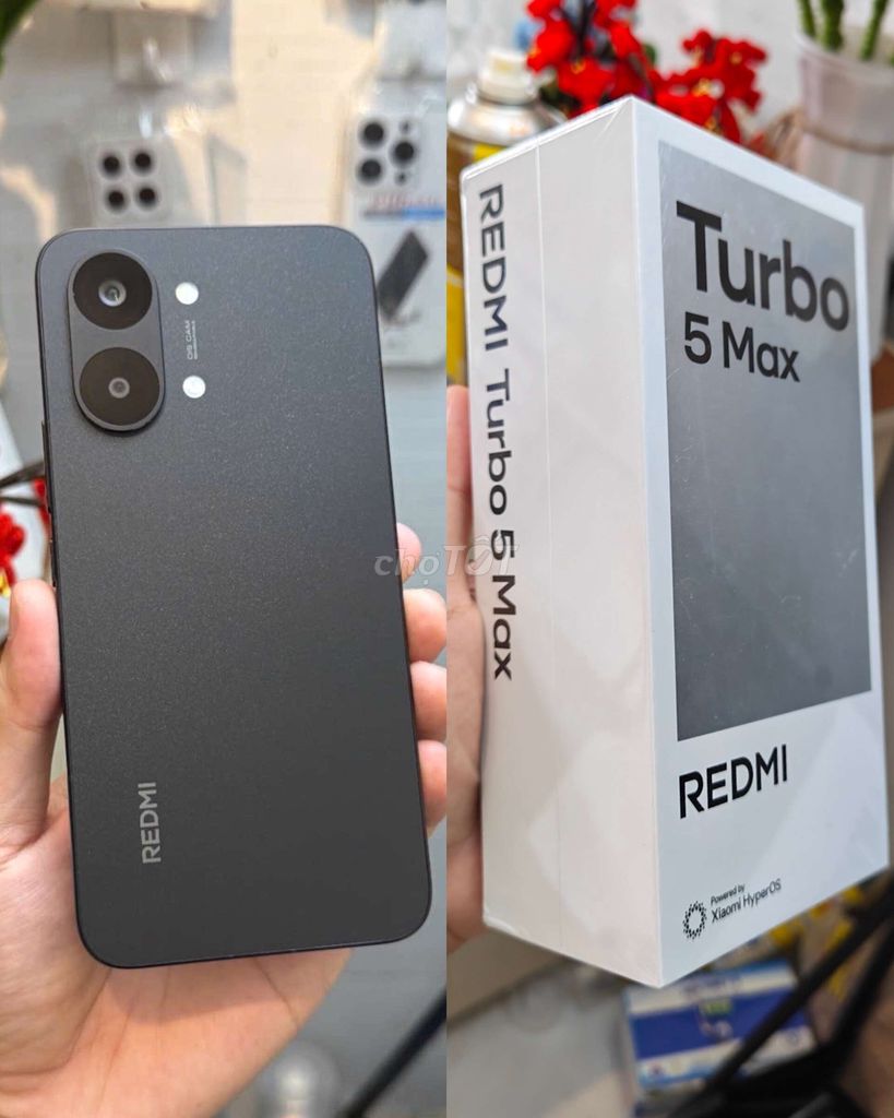 Xiaomi Redmi Turbo 5 Max 12GB/256GB Đen Nhám. Mua bán Điện thoại tại Thành phố Mỹ Tho Tiền Giang được đăng bởi Phước Lộc Mobile Mỹ Tho hình 1
