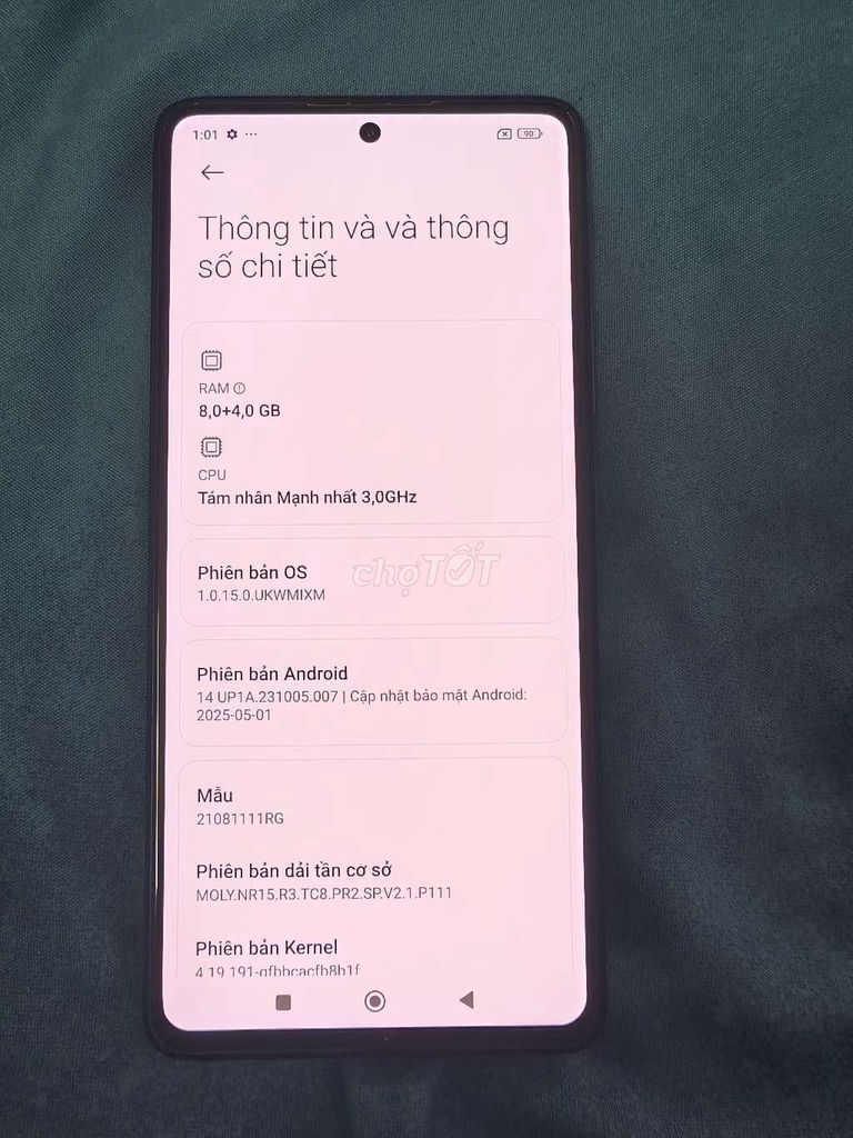 Xiaomi Mi 11T 8GB/128GB Xám. Mua bán Điện thoại tại Quận Nam Từ Liêm Hà Nội được đăng bởi Hoàng Đông hình 1