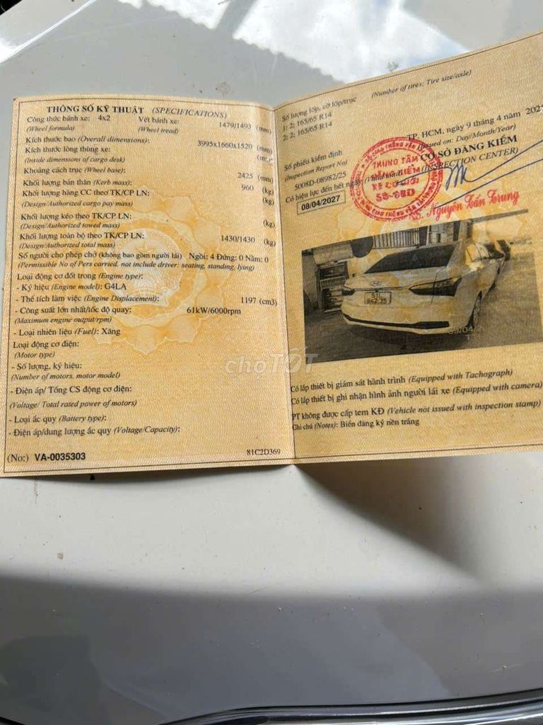 2021 Tôi không rõ - 30000 km. Mua bán Ô tô tại Quận Gò Vấp Tp Hồ Chí Minh được đăng bởi Nguyen trung kien hình 1