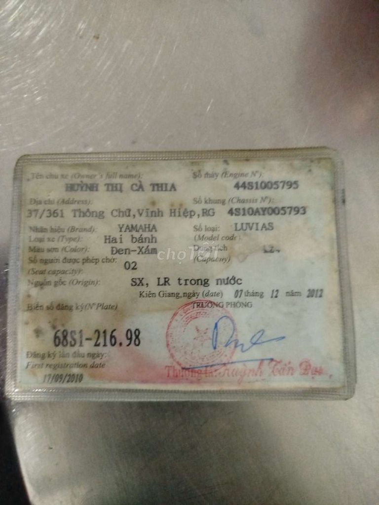 Luvias xăng cơ xe đẹp. Mua bán Xe máy tại Huyện Bình Chánh Tp Hồ Chí Minh được đăng bởi Nguyễn sang hình 3