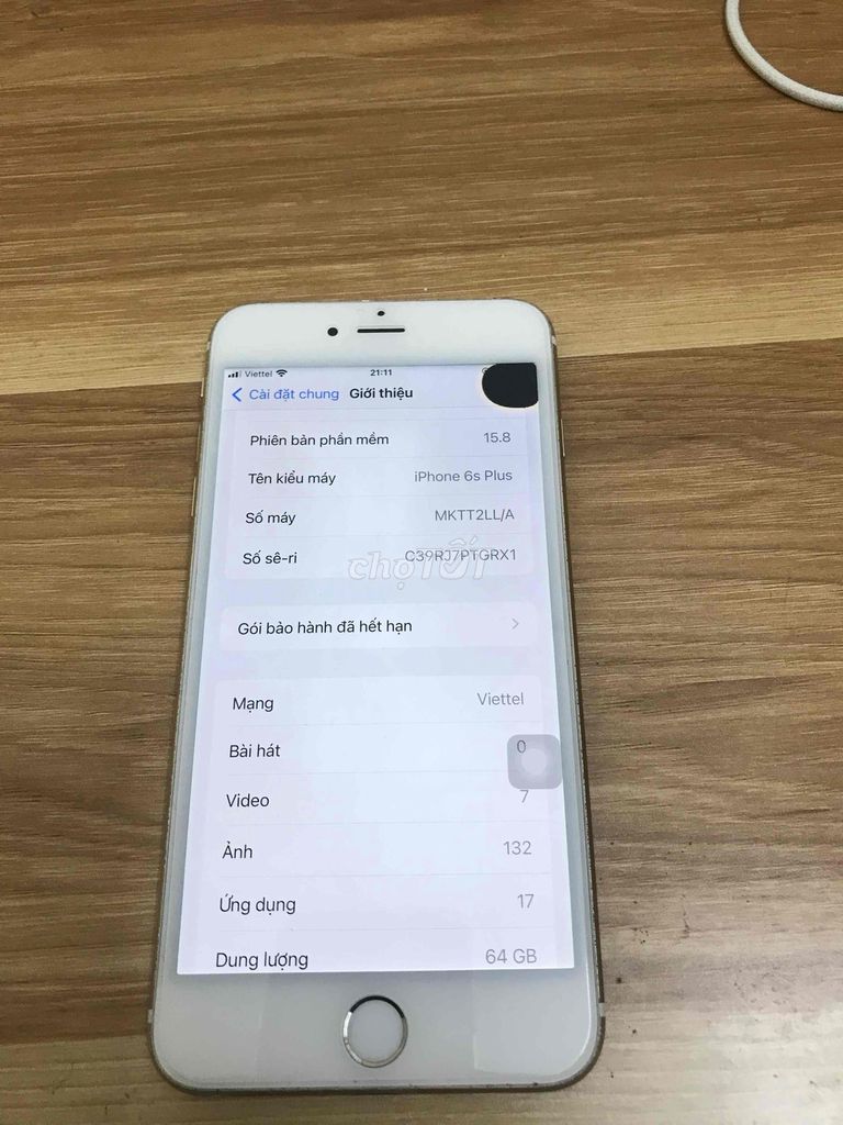 Apple iPhone 6splus-64h vàng. Mua bán Điện thoại tại Huyện Gia Lâm Hà Nội được đăng bởi bầu trời xanh hình 1