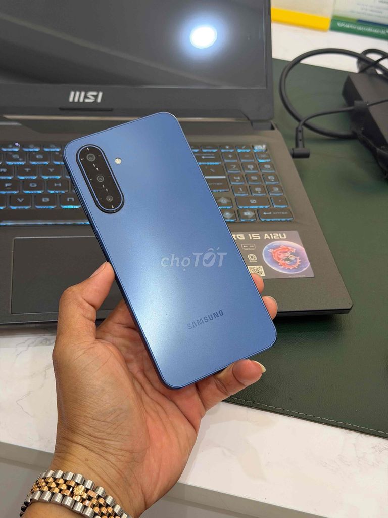 Samsung A17 5G Xanh 256GB Đã sử dụng. Mua bán Điện thoại tại Thành phố Cà Mau Cà Mau được đăng bởi Thanh phong  hình 1