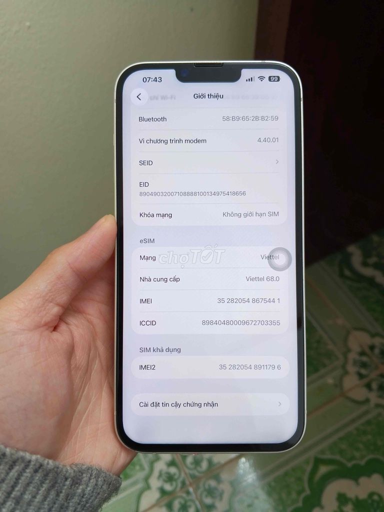 iPhone 14 Plus qt. Mua bán Điện thoại tại Huyện Lục Ngạn Bắc Giang được đăng bởi Nhật Anh hình 1