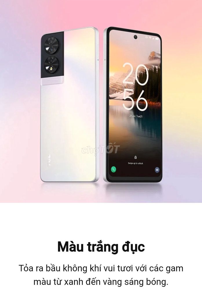 Cần bán ĐT TCL 40NTXPaper 256GB Trắng mới 100%. Mua bán Điện thoại tại Quận Tân Bình Tp Hồ Chí Minh được đăng bởi Hien Ng hình 1