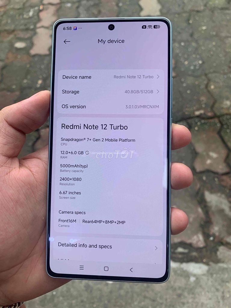 Xiaomi Redmi Note 12 Turbo 512GB Xanh. Mua bán Điện thoại tại Quận Hà Đông Hà Nội được đăng bởi Điện thoại giá rẻ hình 1