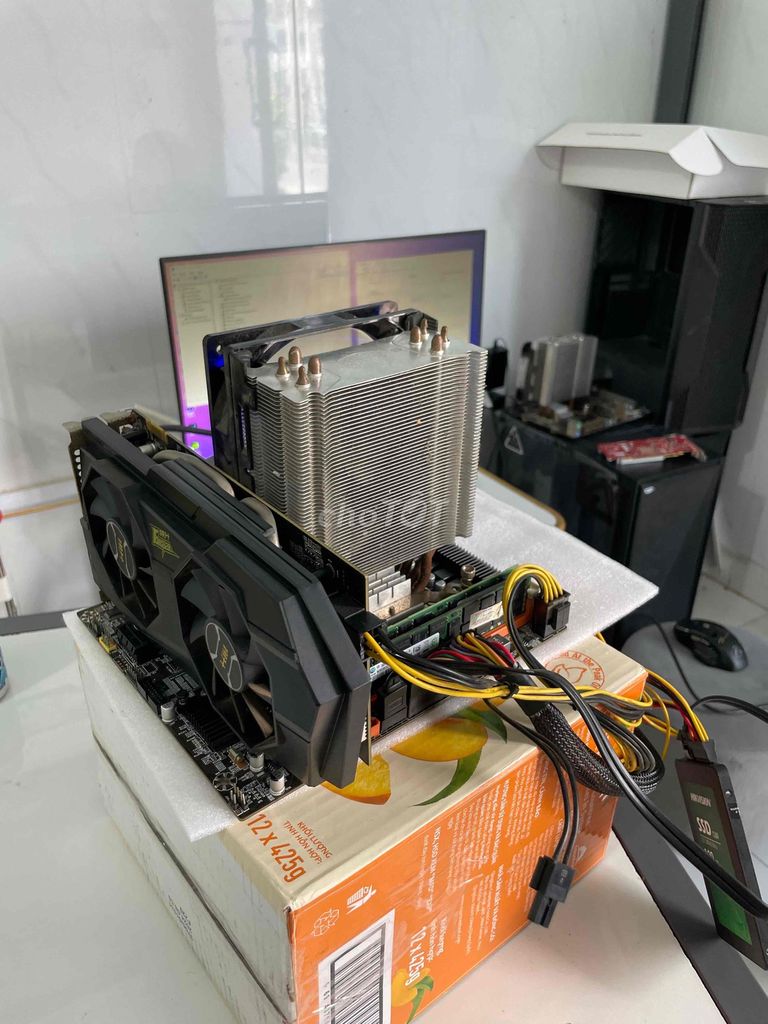 Main X99H - 2676v3 - Tản T400I. Mua bán Linh kiện (RAM, Card...) tại Huyện Tịnh Biên An Giang được đăng bởi ĐỘ KIẾP KỲ PC 2ND hình 1