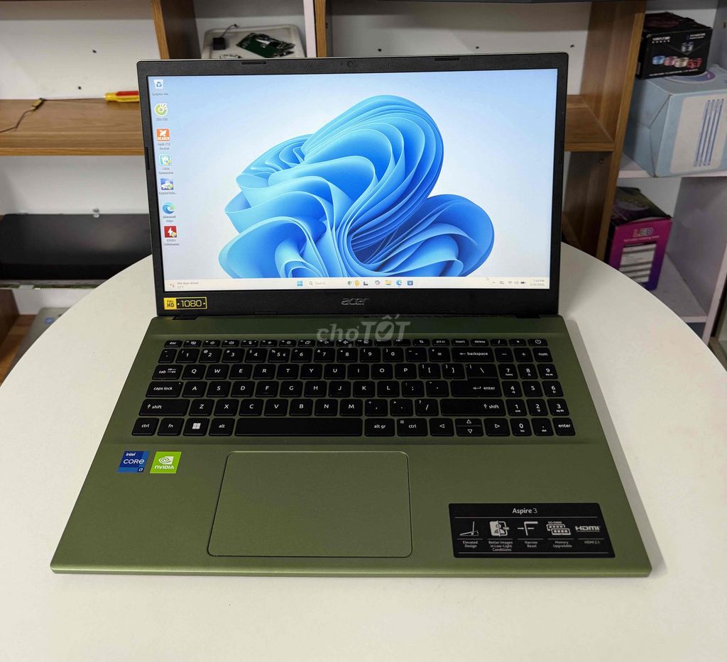 Acer Aspire 3 cấu hình cao i7 gen 12 có card rời. Mua bán Laptop tại Thành phố Thuận An Bình Dương được đăng bởi Vũ Xuân Thành hình 1