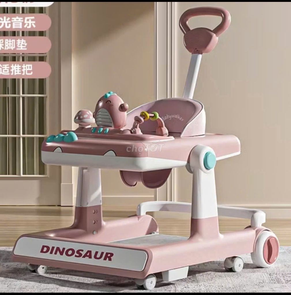 Xe tập đi Khủng long Nữ Hồng. Mua bán Mẹ và bé tại Huyện Đức Hòa Long An được đăng bởi RB hình 1