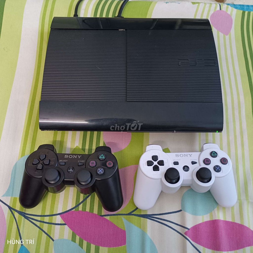 ps3 super slim hắc 500gb kèm 2 tay chơi tốt bền