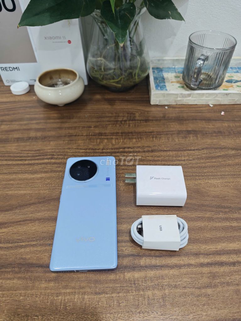 Vivo X90 5G 12/256 Xanh sạc 80w có ship COD. Mua bán Điện thoại tại Quận Hoàng Mai Hà Nội được đăng bởi Trần Ngọc Hiếu hình 1