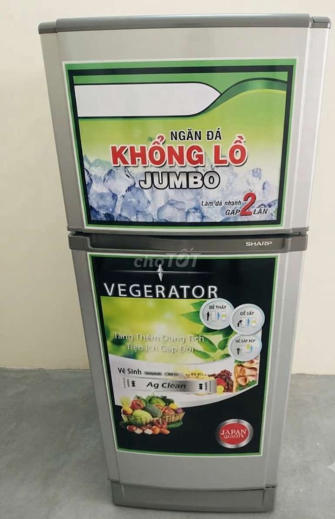 Tủ lạnh Sharp 2 cánh màu Xám. Mua bán Tủ lạnh tại Quận Thanh Xuân Hà Nội được đăng bởi Thanh Trúc hình 1