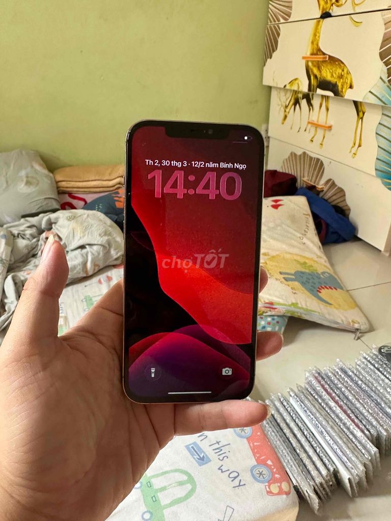 Apple iPhone 12 Pro Max 128GB QT truetone face ok. Mua bán Điện thoại tại Thành phố Thủ Đức Tp Hồ Chí Minh được đăng bởi bin  hình 1