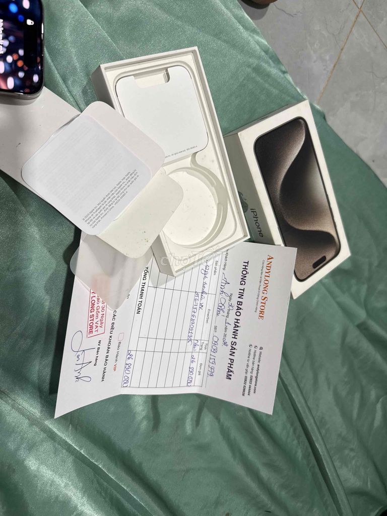 Iphone 15 Pro 128GB VN/A zin 100%. Mua bán Điện thoại tại Thành phố Thủ Đức Tp Hồ Chí Minh được đăng bởi Nấm  hình 1