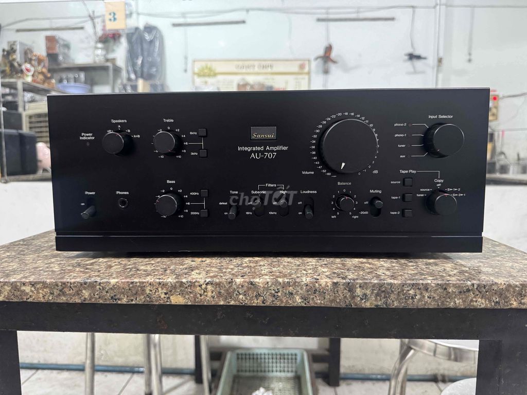 Amply Sansui au-707 cs-230w chạy 4 sò sắt Sanken. Mua bán Tivi, Âm thanh tại Quận 12 Tp Hồ Chí Minh được đăng bởi Xuân Thảo hình 1