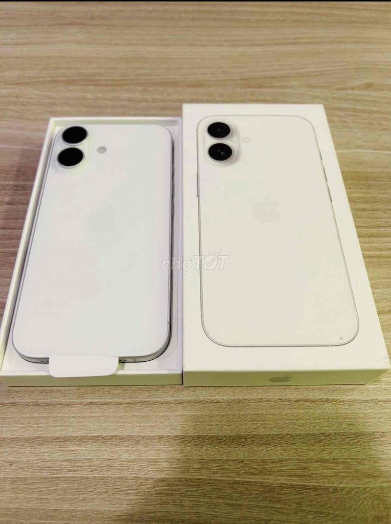 iPhone 16 128GB Trắng FULLBOX BH APPLE 11/2025. Mua bán Điện thoại tại Quận 10 Tp Hồ Chí Minh được đăng bởi iStockHCM hình 1