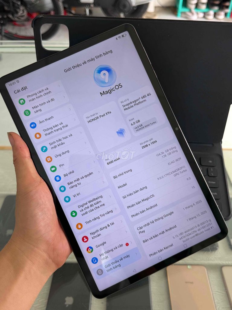 Honor Pad X9a 6GB/128GB Xám. Mua bán Máy tính bảng tại Huyện Hóc Môn Tp Hồ Chí Minh được đăng bởi Mạnh Phát Mobile hình 1