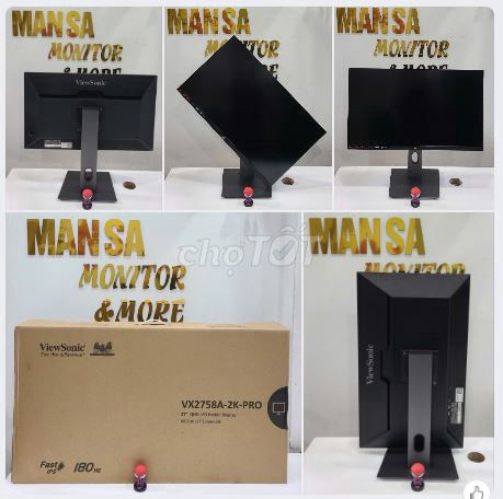 Màn hình ViewSonic VX2758A-2K-PRO-4 27" 2K 180Hz. Mua bán Phụ kiện (Màn hình, Chuột...) tại Quận Tân Bình Tp Hồ Chí Minh được đăng bởi Puna Trương hình 1