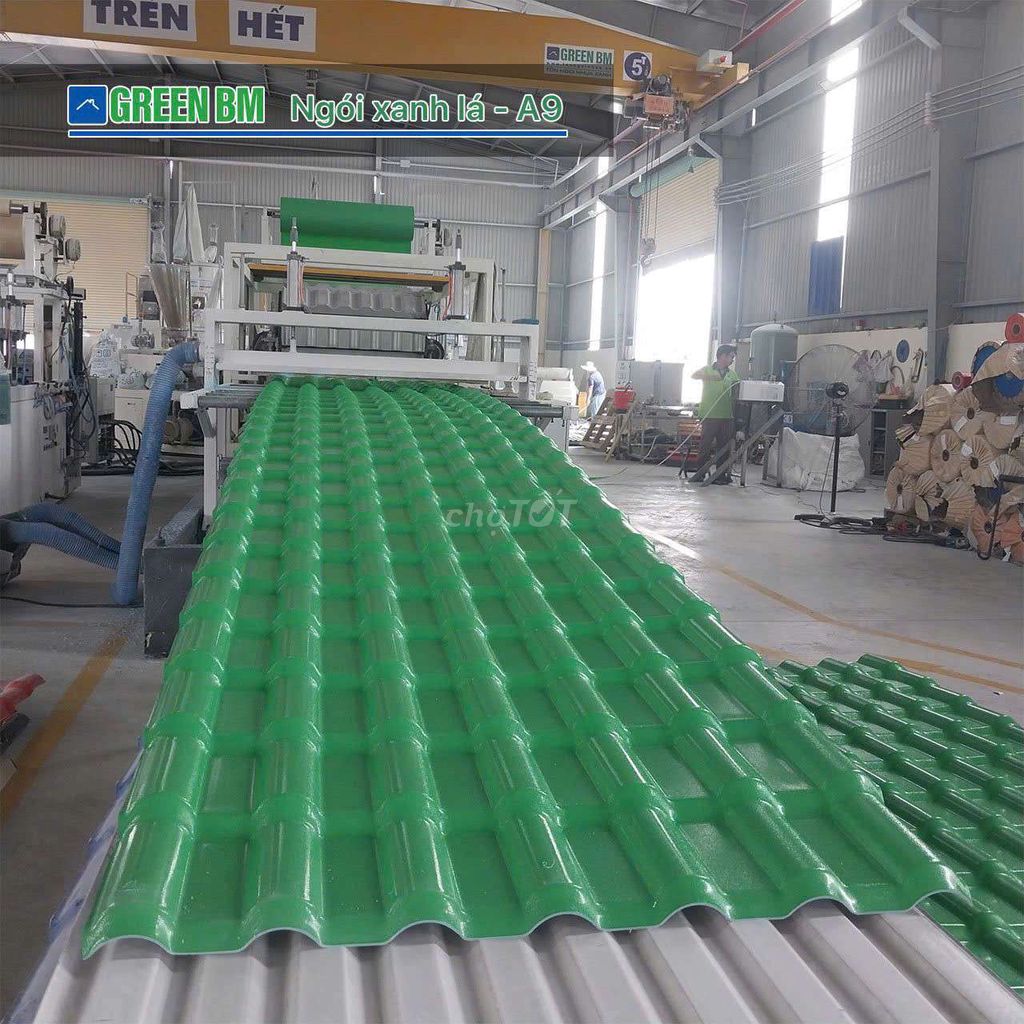 Tôn ngói nhựa Xanh