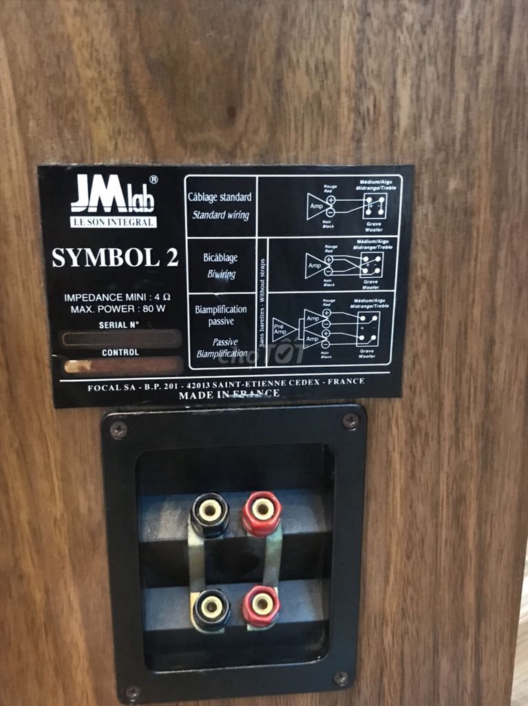 Cặp loa Pháp Hiệu JMlab Model Symbol 2