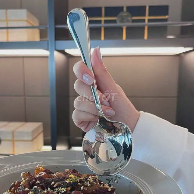 Thìa sâu lòng Nội địa Trung Inox 18/10 dài 19,6cm. Mua bán Dụng cụ nhà bếp tại Huyện Bình Chánh Tp Hồ Chí Minh được đăng bởi Lian Home SG hình 1
