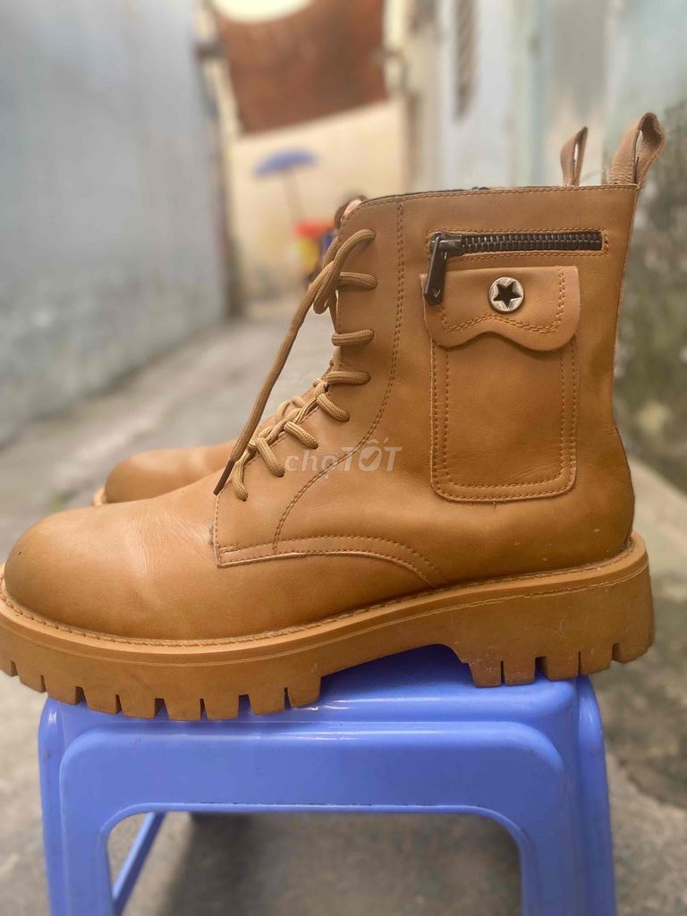 giày boot nam da bò size 42-43