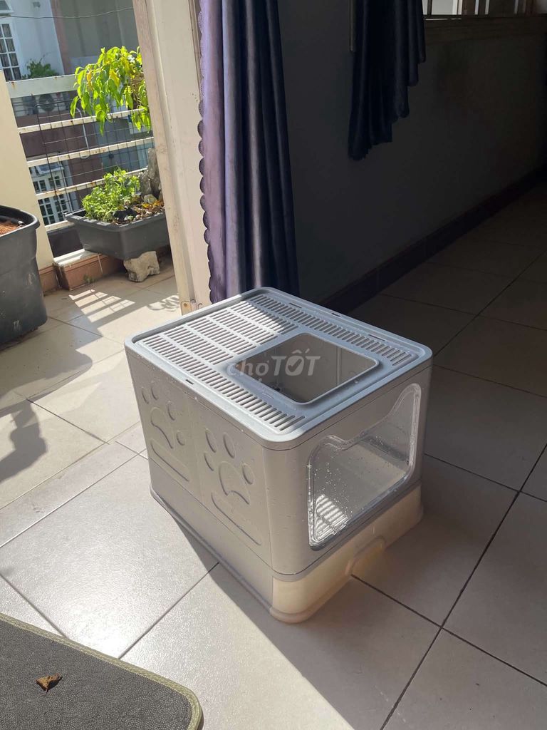 Lồng vệ sinh mèo nhựa. Mua bán Phụ kiện, Thức ăn, Dịch vụ tại Quận Hải Châu Đà Nẵng được đăng bởi Ph L hình 1