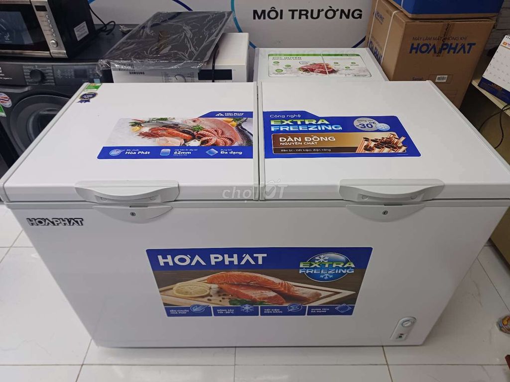 TỦ ĐÔNG HÒA PHÁT 352L TRƯNG BÀY BH 2 NĂM