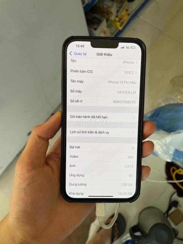 Apple iPhone 13 Pro Max 128GB Vỡ lưng. Mua bán Điện thoại tại Quận Cầu Giấy Hà Nội được đăng bởi Trần Ngọc Đức hình 1