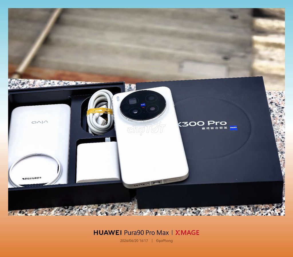Vivo X300 Pro 12GB 256GB Trắng 99%. Mua bán Điện thoại tại Huyện Củ Chi Tp Hồ Chí Minh được đăng bởi Đạo Phong hình 1