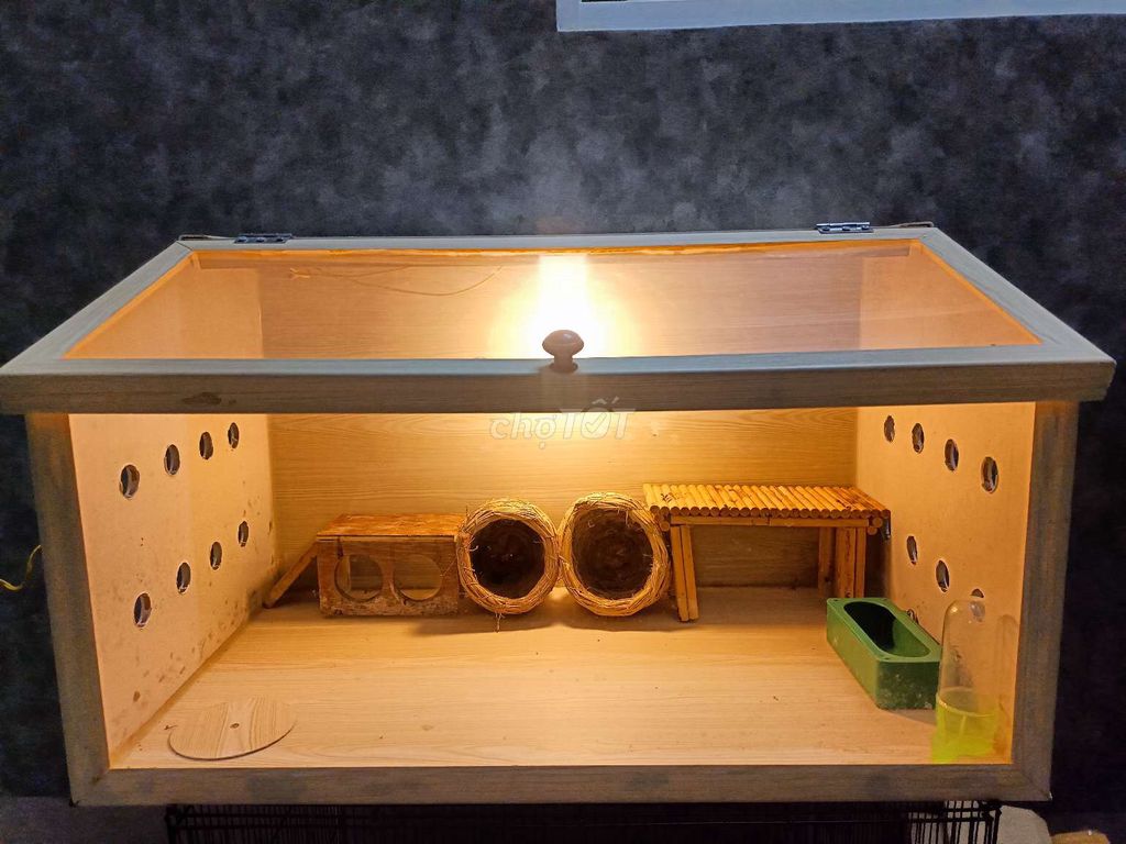 Chuồng nuôi thú cưng kính 70x40x40 cm. Mua bán Phụ kiện, Thức ăn, Dịch vụ tại Thành phố Vũng Tàu Bà Rịa - Vũng Tàu được đăng bởi Hoang Minh hình 1